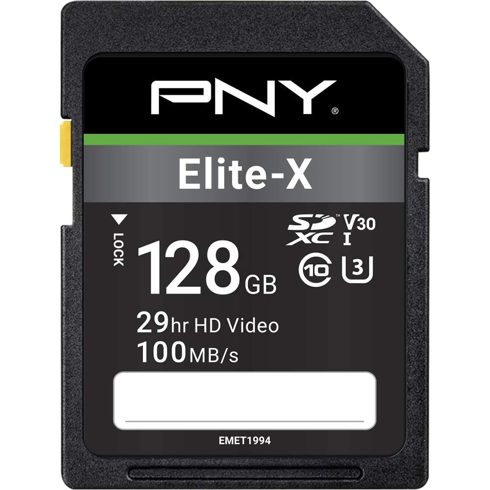 A- PNY SD 128GB CLASE 10 V30