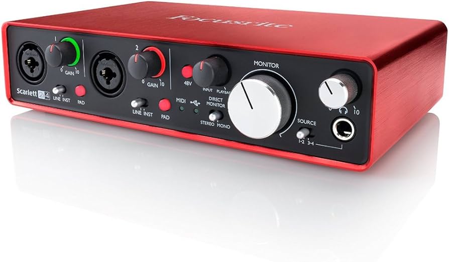 E-Focusrite Scarlett 2i2 USB Audio