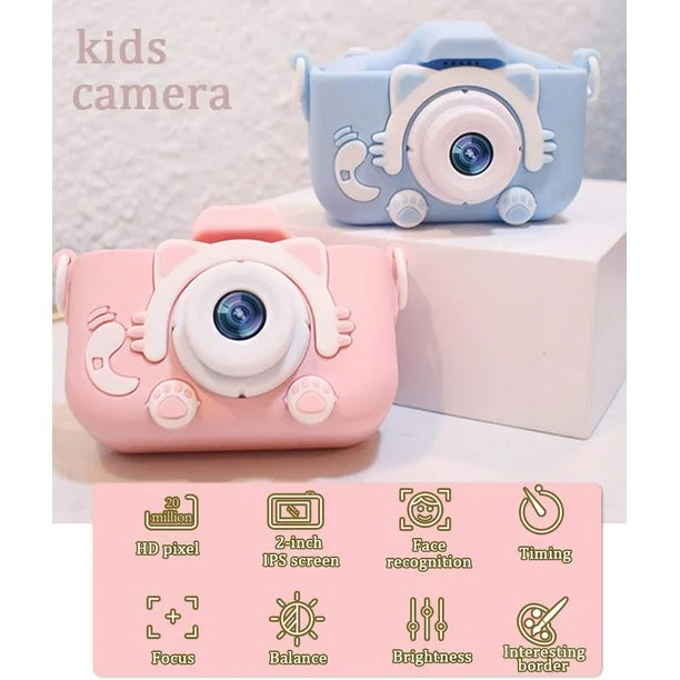 E- Camara Digital de Niños Azul/Rosa
