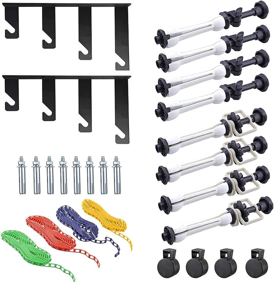 4 Rieles de techo + Base para Montarlo