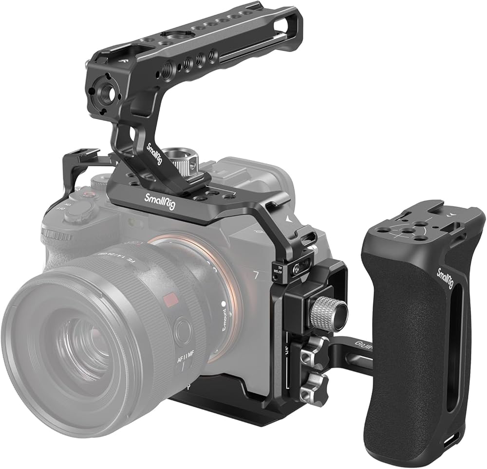 A - SmallRig Cage and Handle Kit for Sony Alpha A7 IV