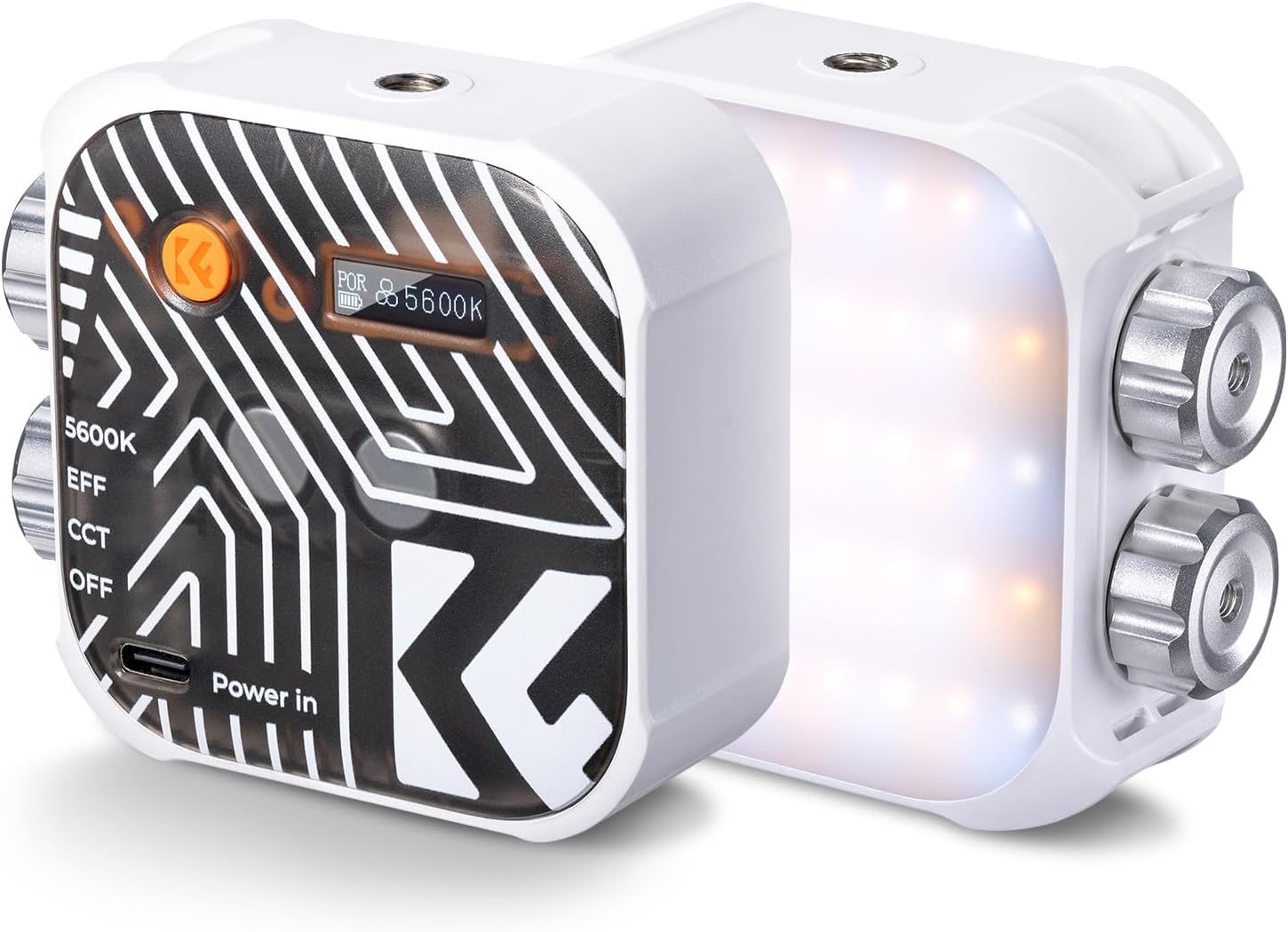 A- K&F Luz de Video RGB Blanca