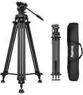 Pedestal negro con Cabezal Fluido J288C