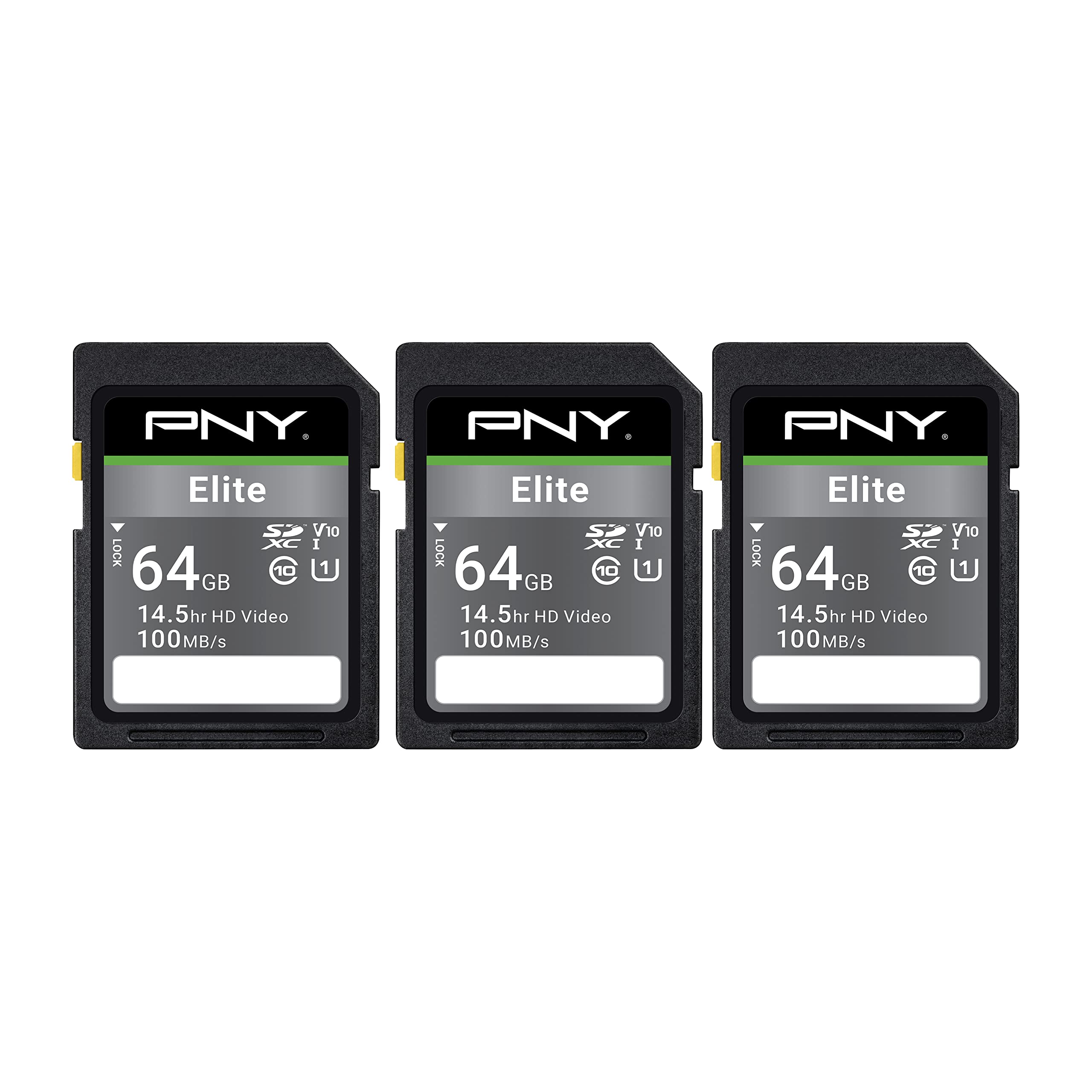 A- PNY SDXC 64GB CLASE 10 V10