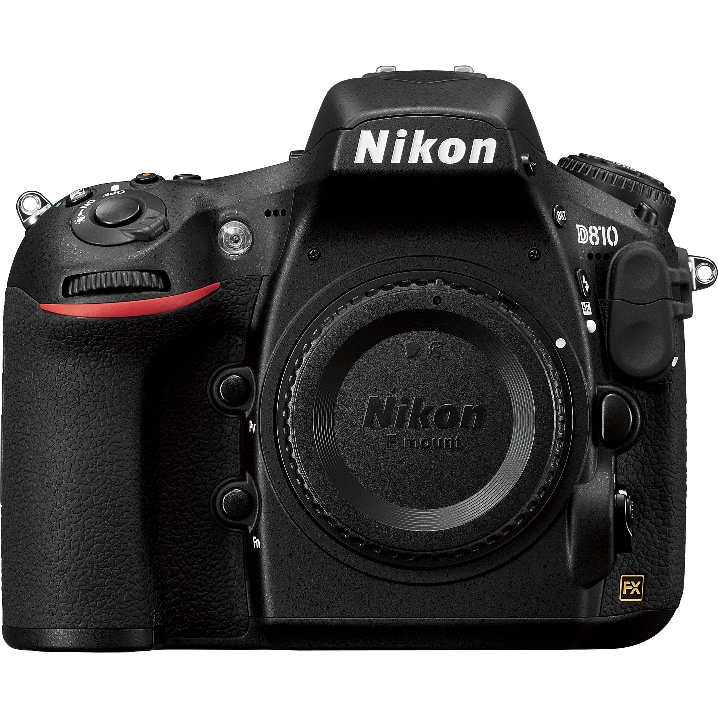 E-  Cámara digital Nikon D810 de 36,3 MP Solo el cuerpo.