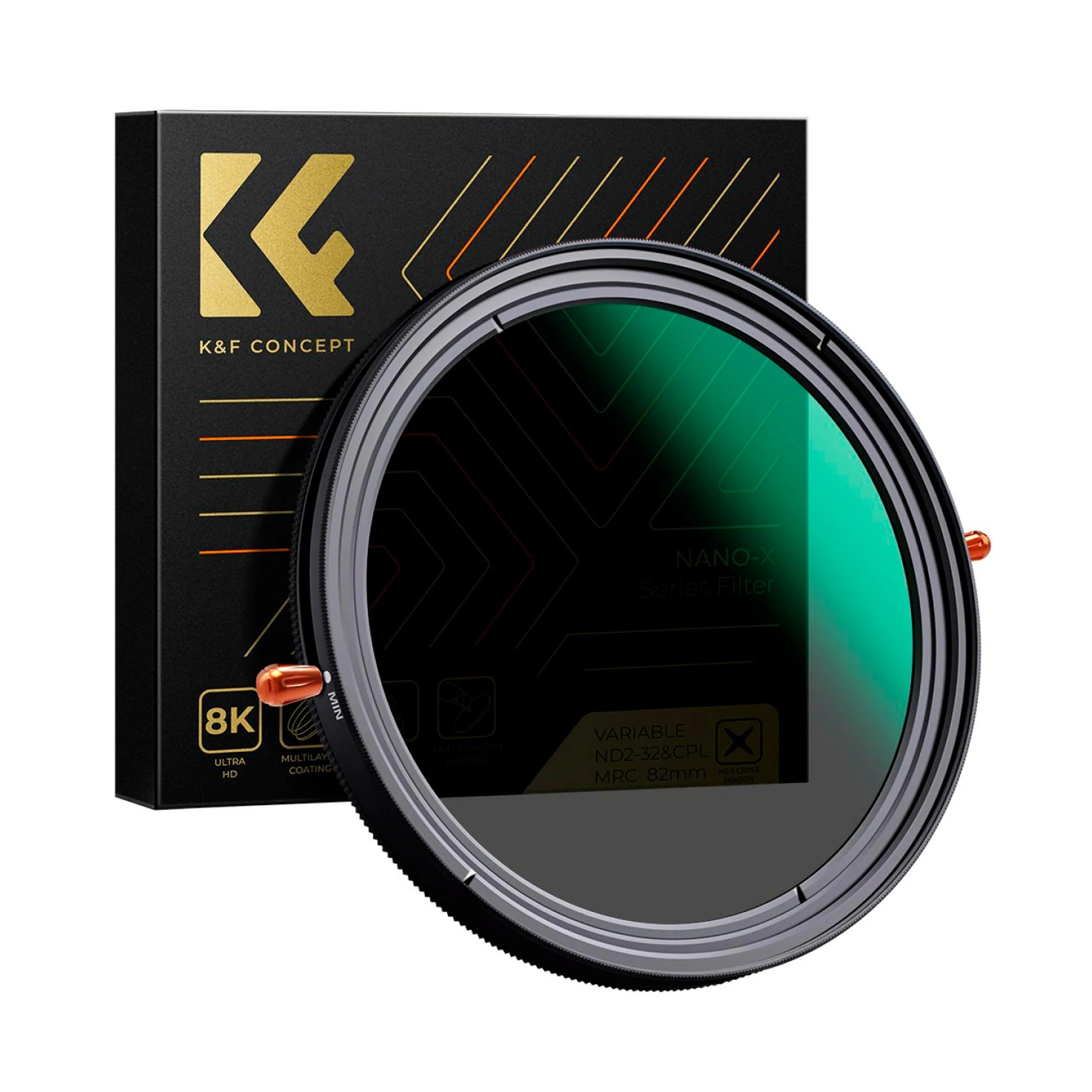 A- K&F Filtro Nano-X 58MM