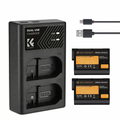 E- K&F EN-EL15 2Baterias 1cargador