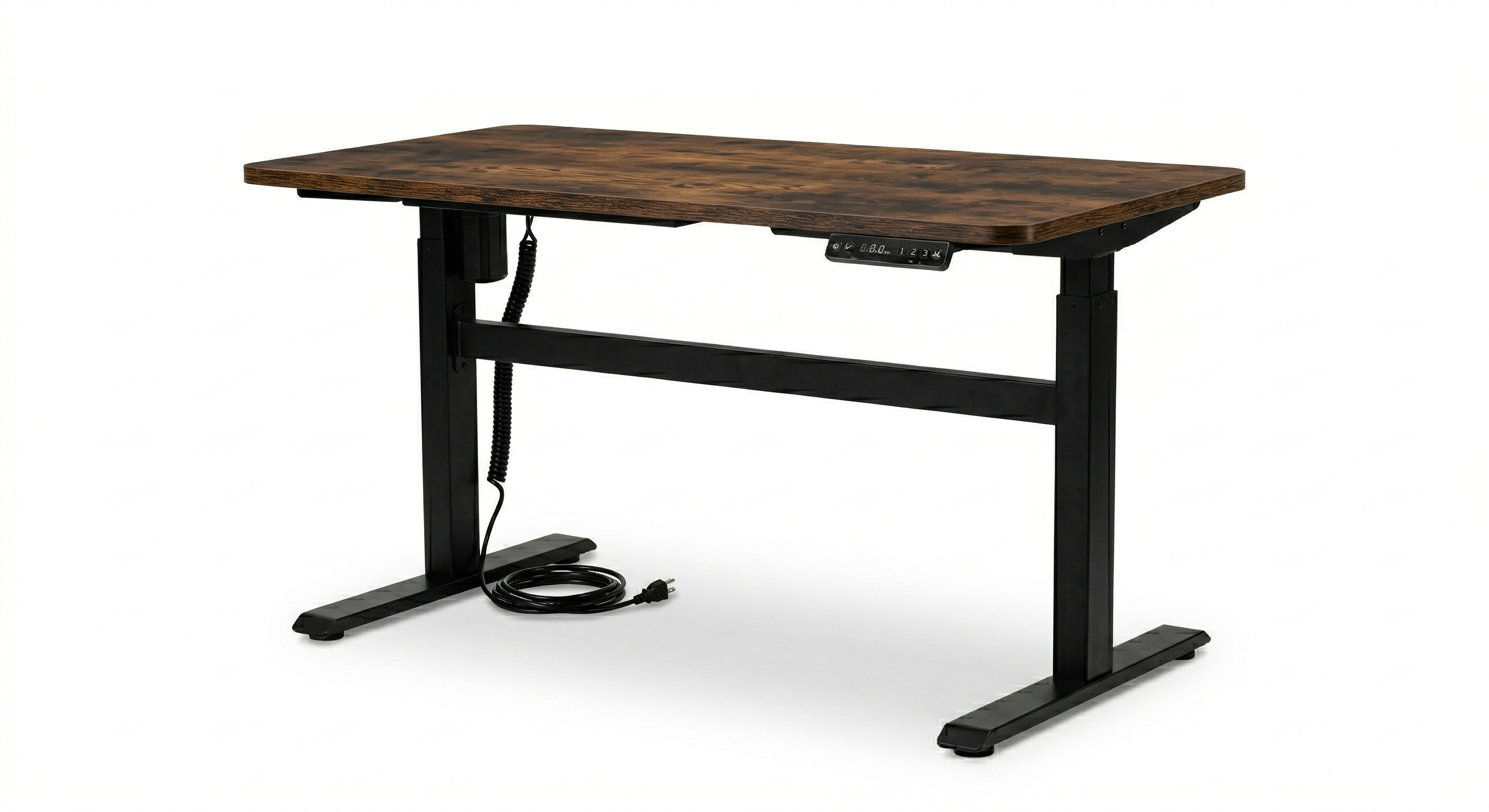 A- Mesa Electrica Madera Oscuro