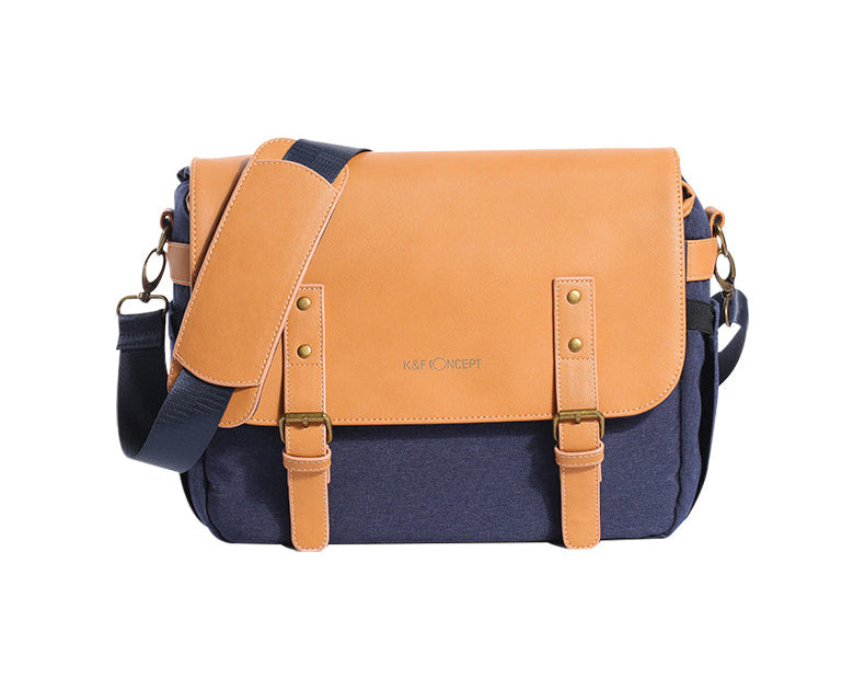 A- K&F Bolso Marron/Azul
