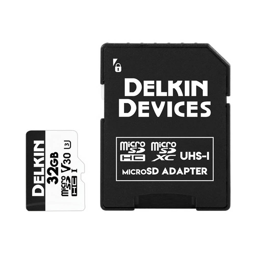 A- MEMORIA DELKIN MICROSD UHS-I V30 32GB