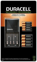 A-Cargador + pilas Duracell 2AAA/6AA