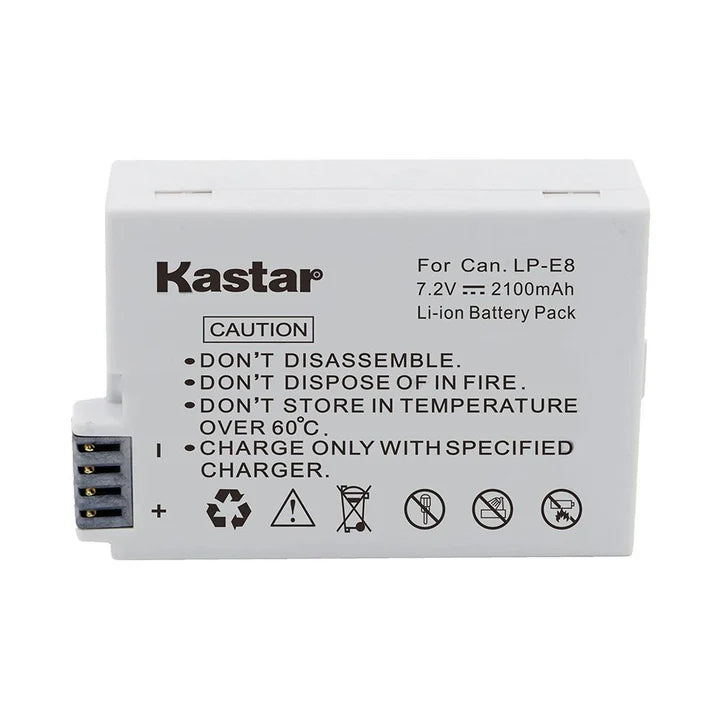 A-Kastar bateria Canon LP-E8