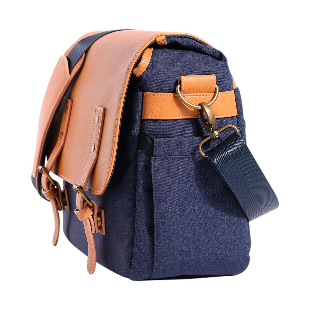 A- K&F Bolso Marron/Azul