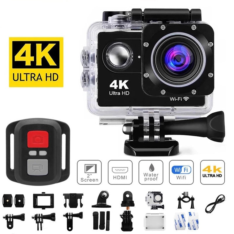 E- Cámara de acción Ultra HD 4K/30fps WiFi 2.0